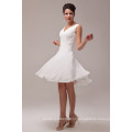 Grace Karin Ladies mangas branco chiffon casamento padrões de vestidos de dama de honra CL6059